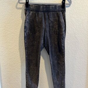 Torrid Black Acid Wash Leggings